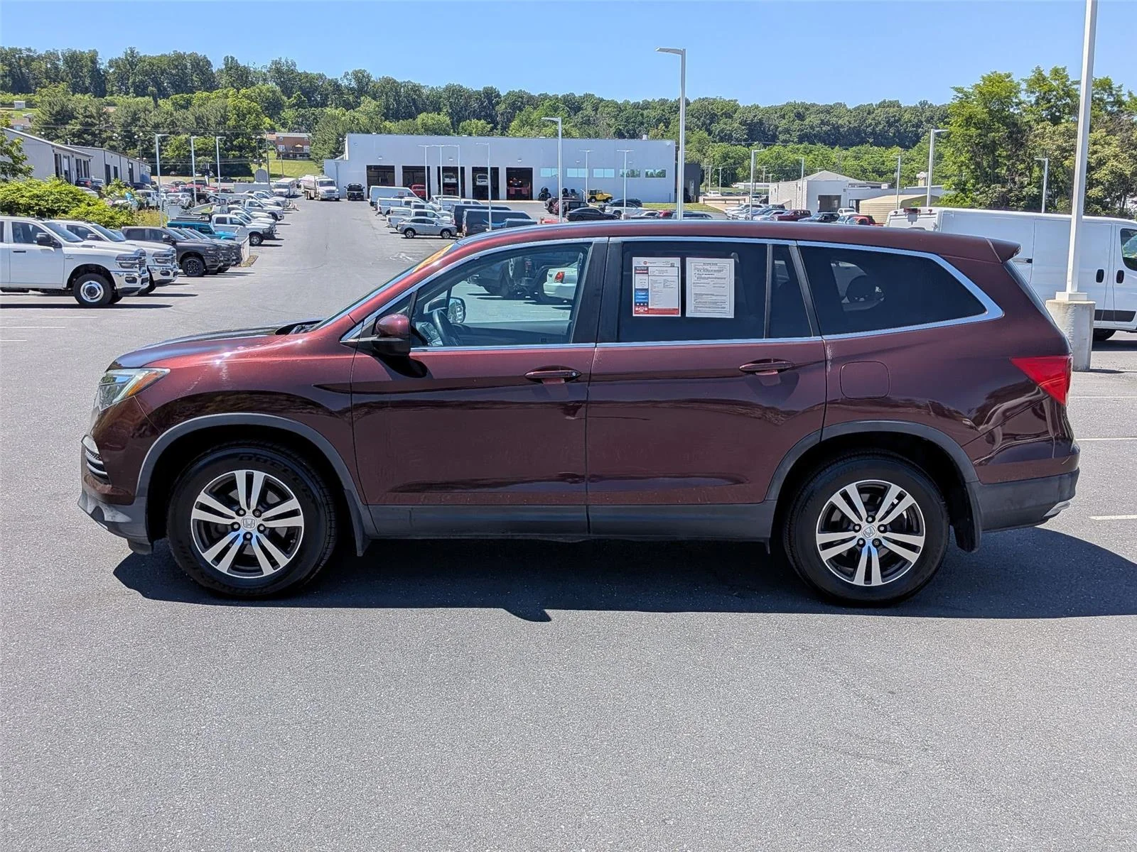 Certified Used 2016 Dark Cherry Pearl Honda EX-L image 8