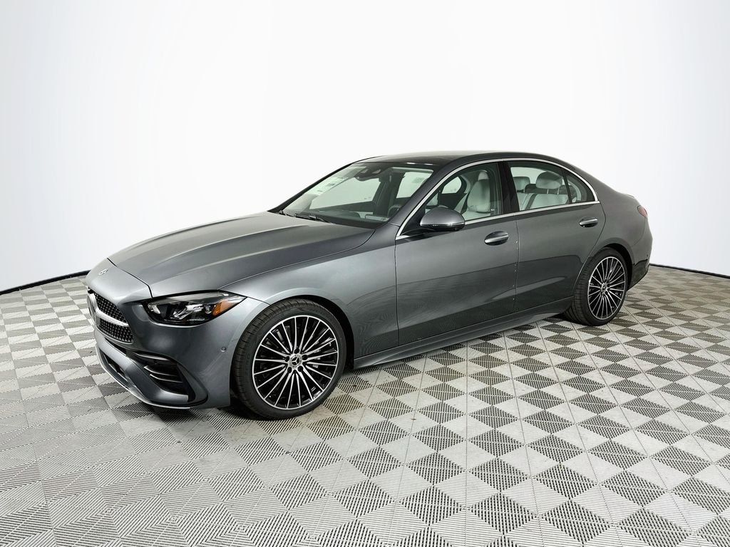 New 2026 Selenite Grey Metallic Mercedes-Benz C 300 image 3