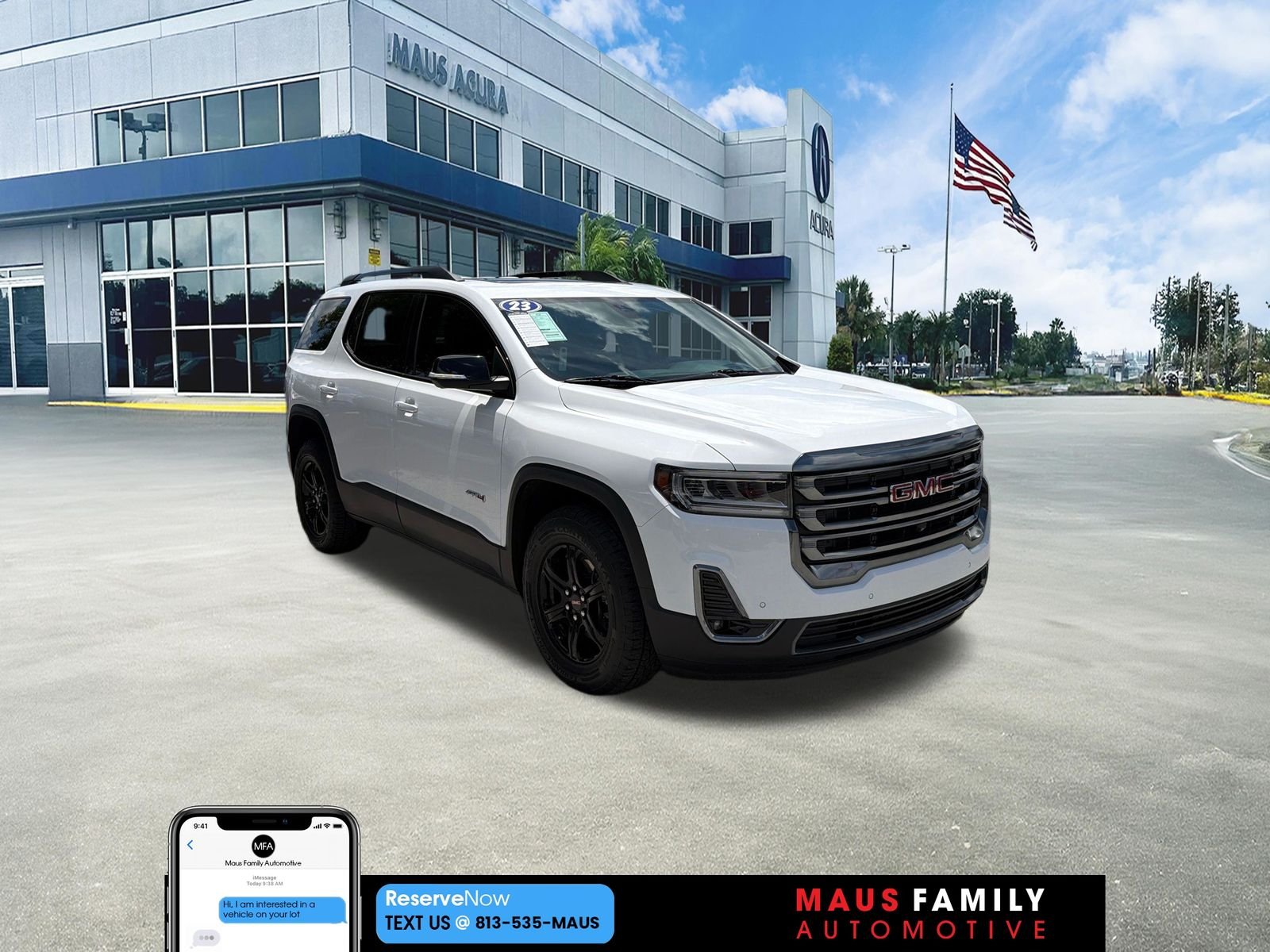 Used 2023 White GMC AT4 image 1