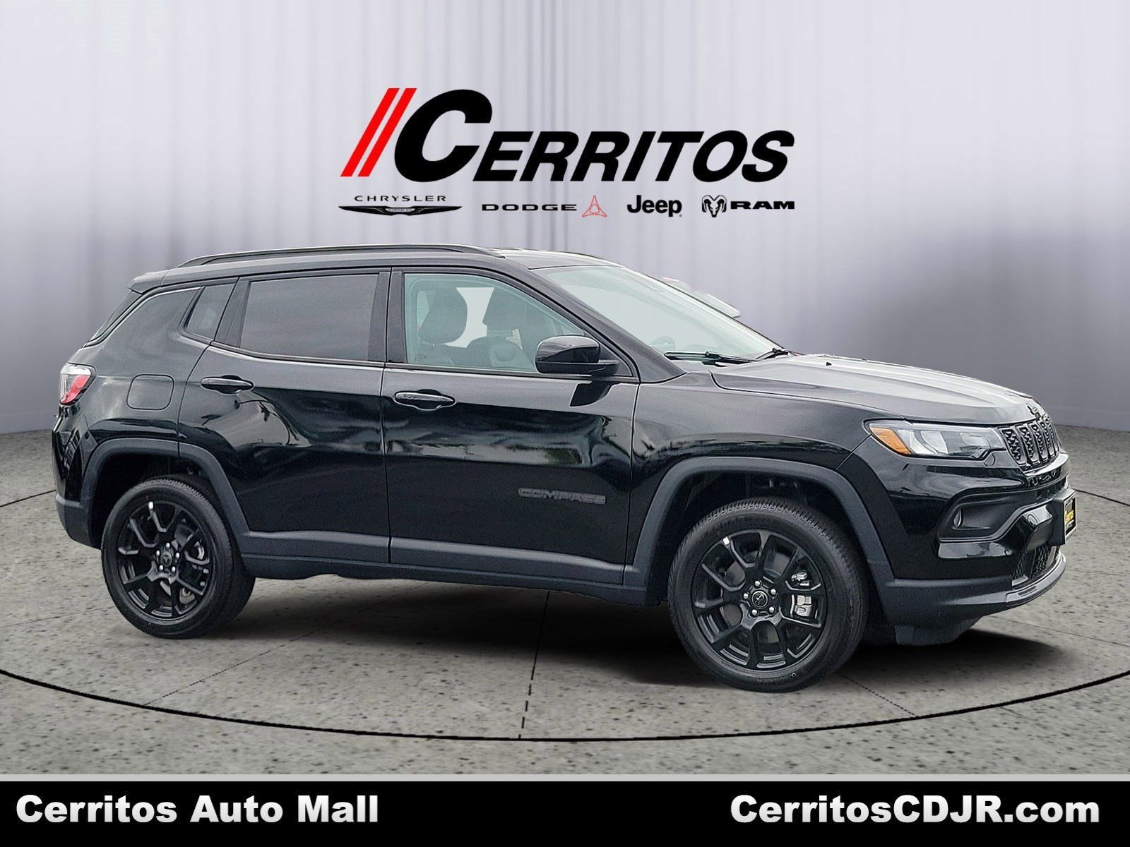 New 2026 Diamond Black Crystal Pearl-Coat Exterior Paint Jeep Latitude image 1