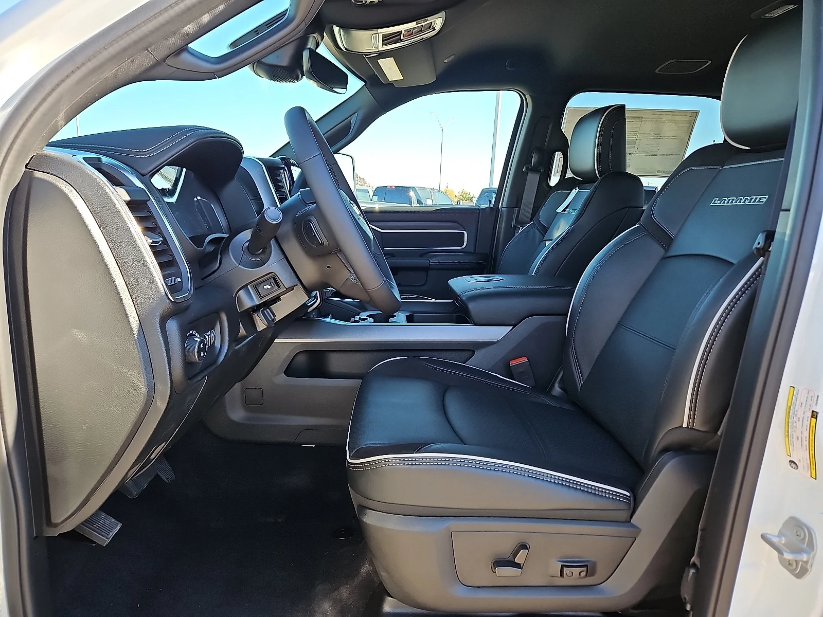 New 2026 Bright White Ram LARAMIE CREW CAB 4X4 6