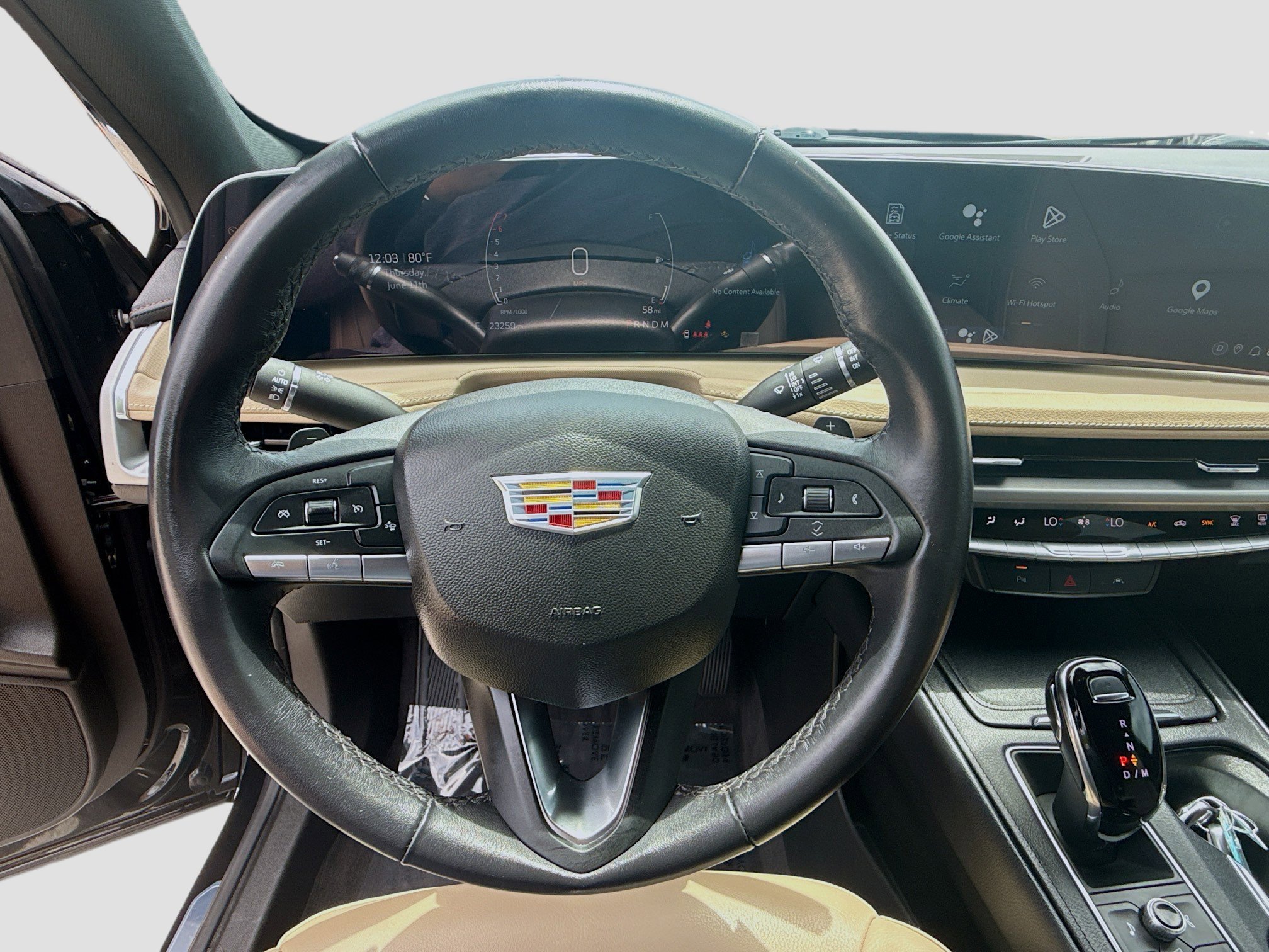 Used 2024 Stellar Black Metallic Cadillac FWD Luxury image 10