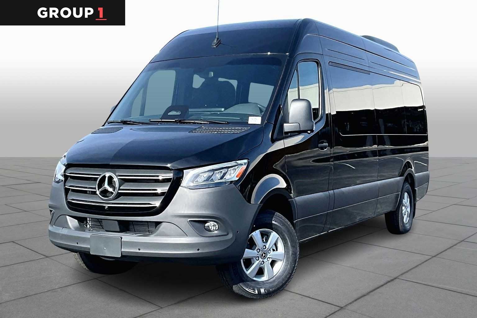 Jet Black 2026 Mercedes-Benz Sprinter 2500 170 High Roof Passenger Van RWD Van Rear-Wheel Drive