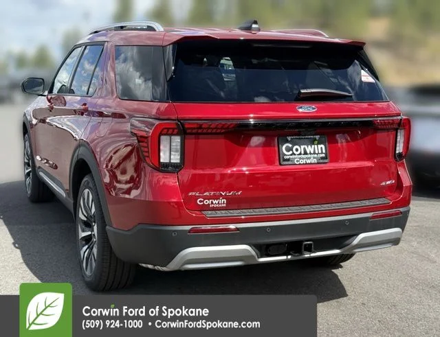 New 2026 Rapid Red Metallic Tinted Clearcoat Ford Platinum image 14