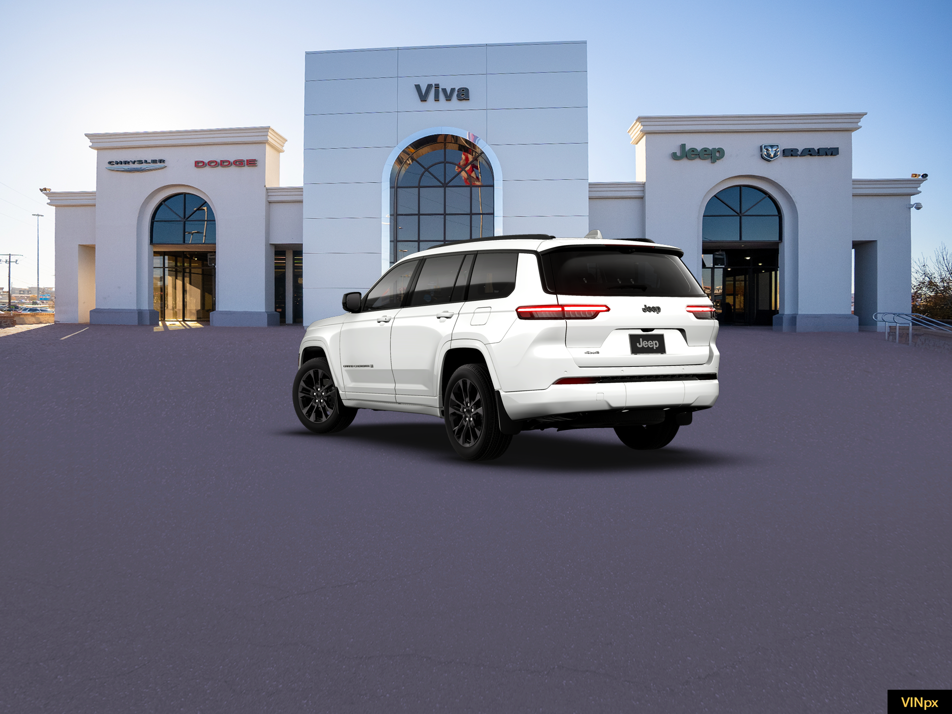 New 2026 Bright White Clear-Coat Exterior Paint Jeep Limited image 5