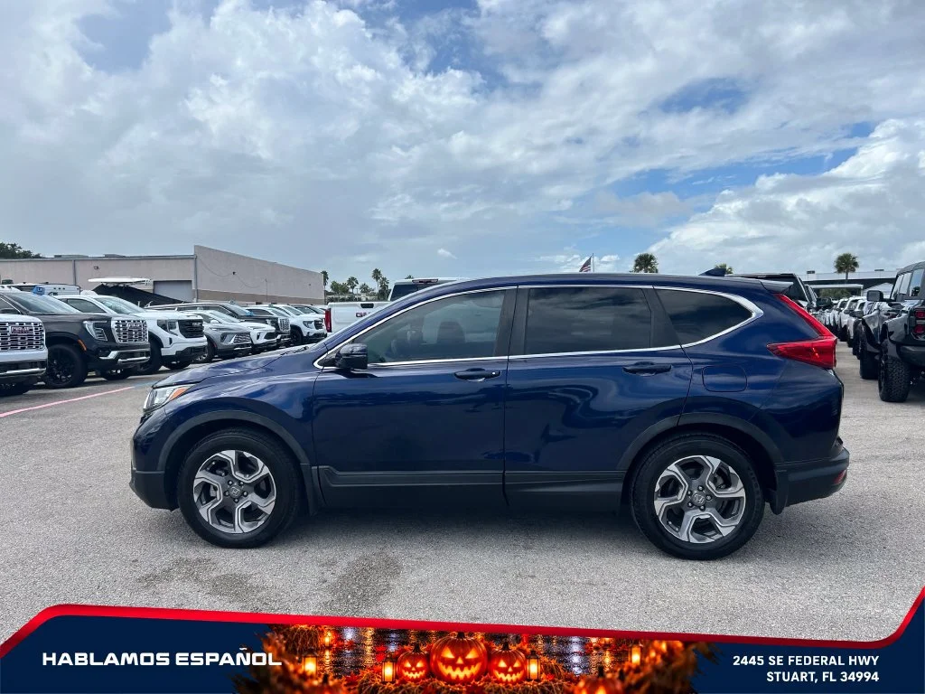 Used 2017 Blue Honda EX image 4