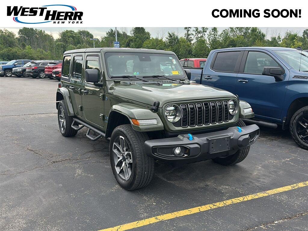 Used 2024 Sarge Green Clearcoat Jeep Sport S image 1