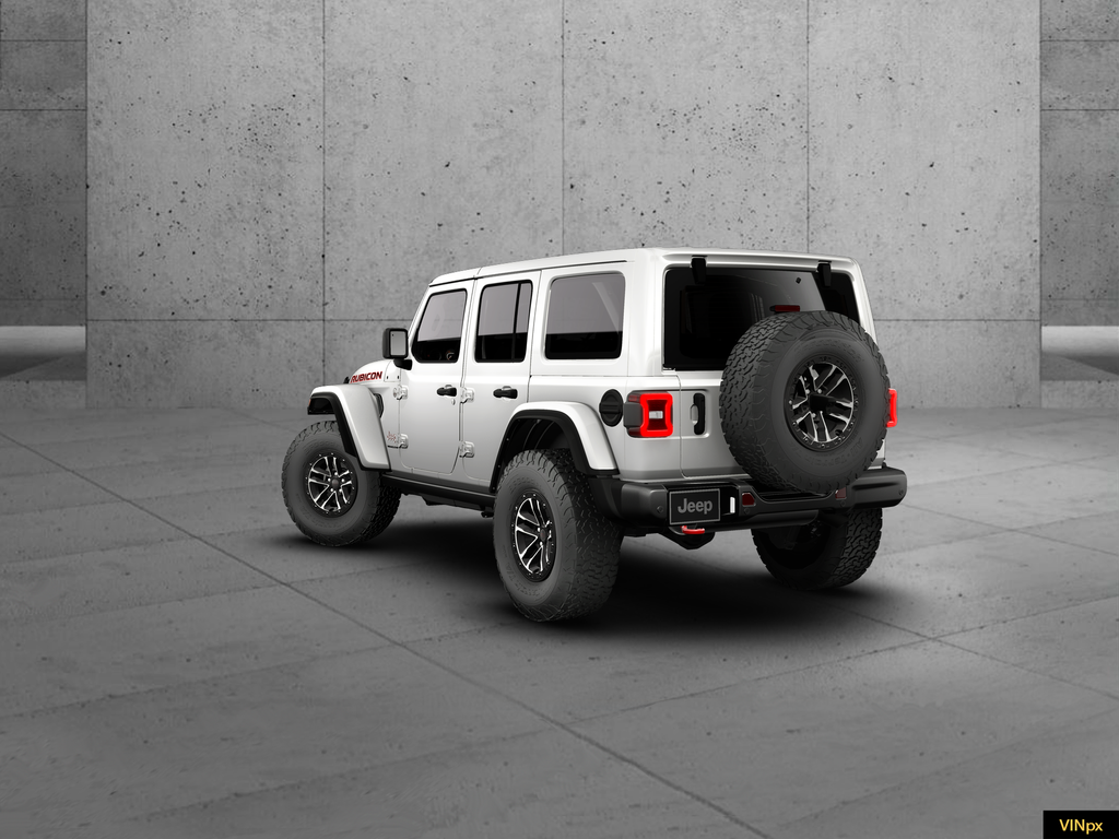 New 2026 Bright White Clear-Coat Exterior Paint Jeep Rubicon X image 4