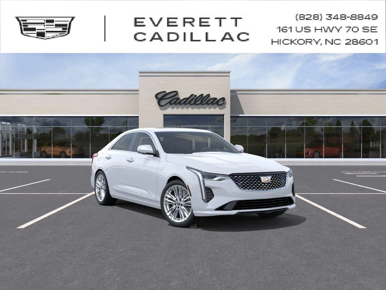 New 2026 Vibrant White Tricoat (Late Availability) Cadillac Premium Luxury image 1