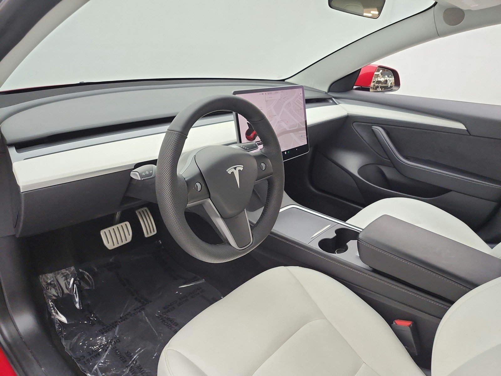 Used 2022 Red Multi-Coat Tesla Performance AWD image 20