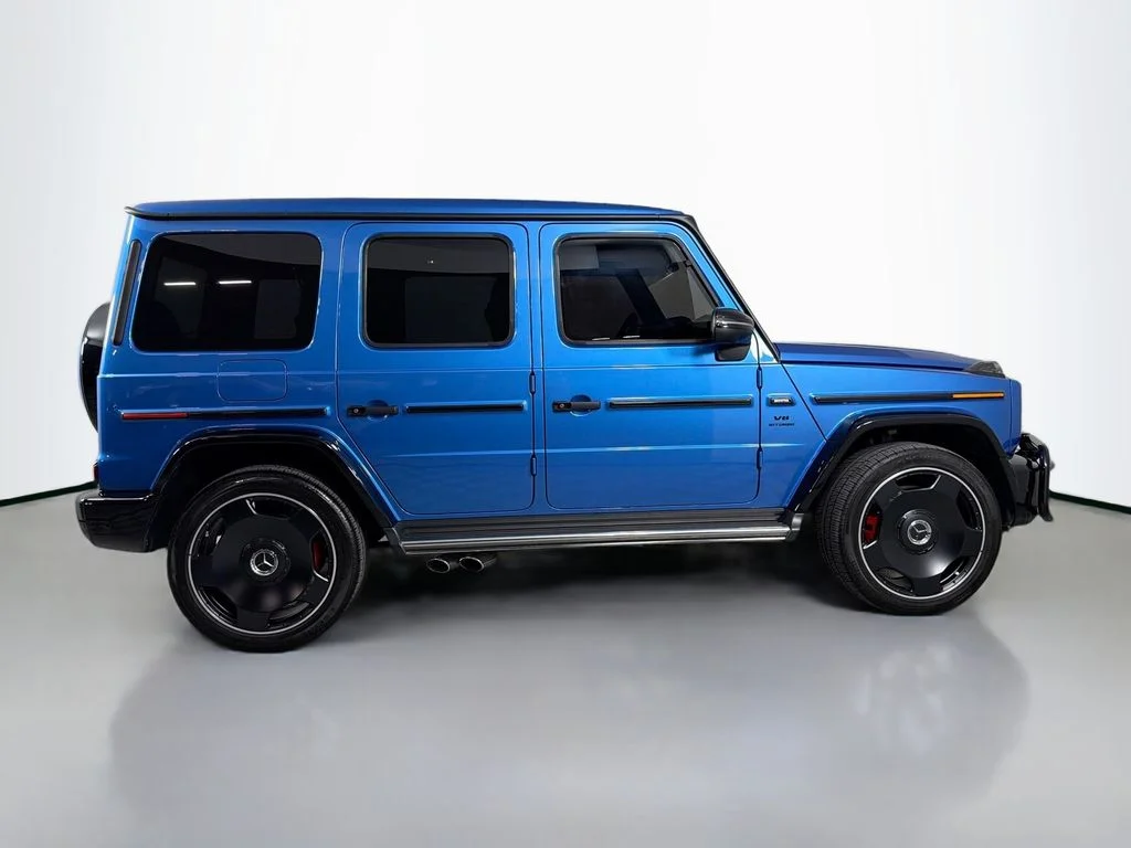 Used 2024 MANUFAKTUR South Sea Blue Metallic Mercedes-Benz G 63 AMG® image 4