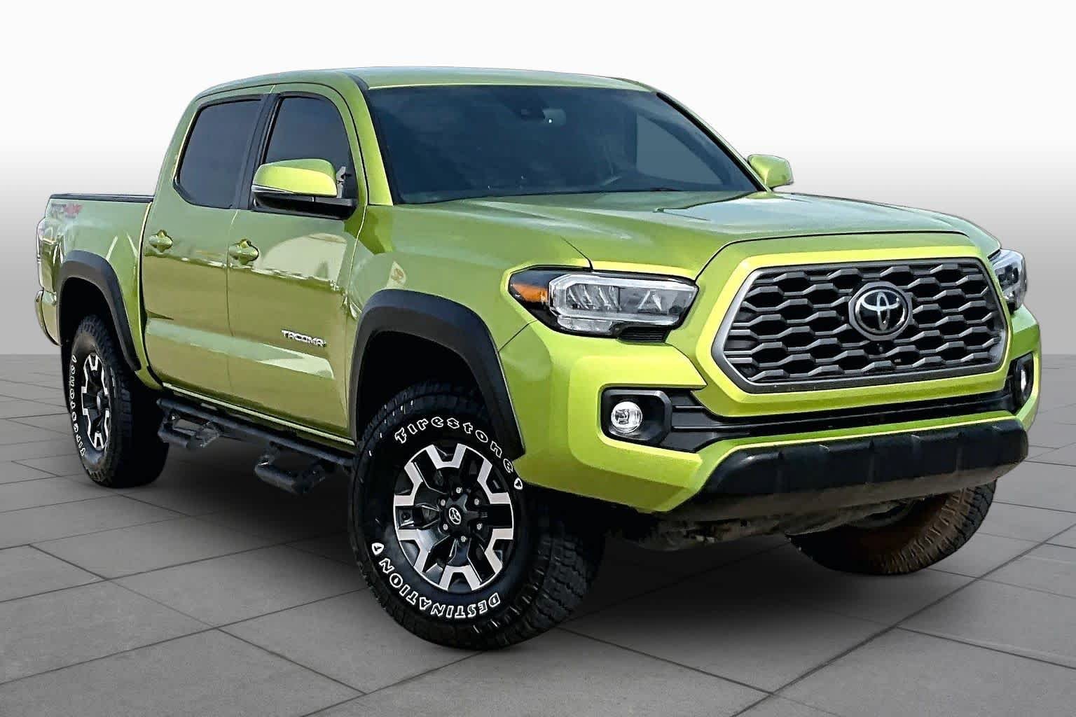 Used 2023 Electric Lime Metallic Toyota TRD Off Road image 3