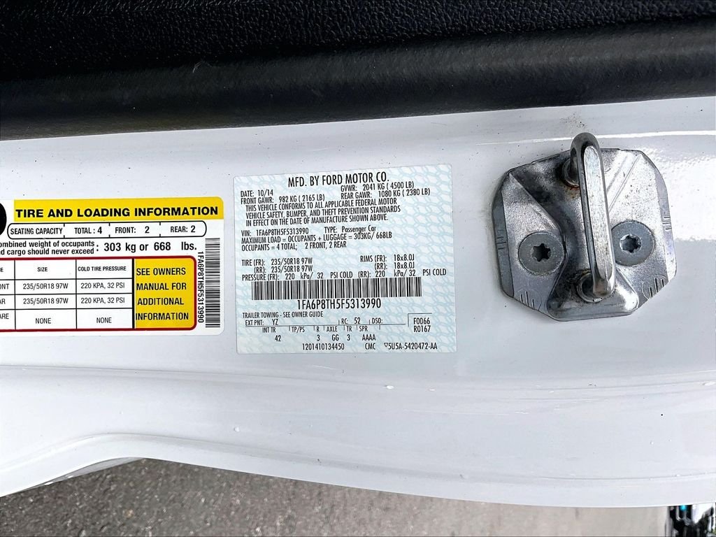 Used 2015 White Ford EcoBoost Premium image 9