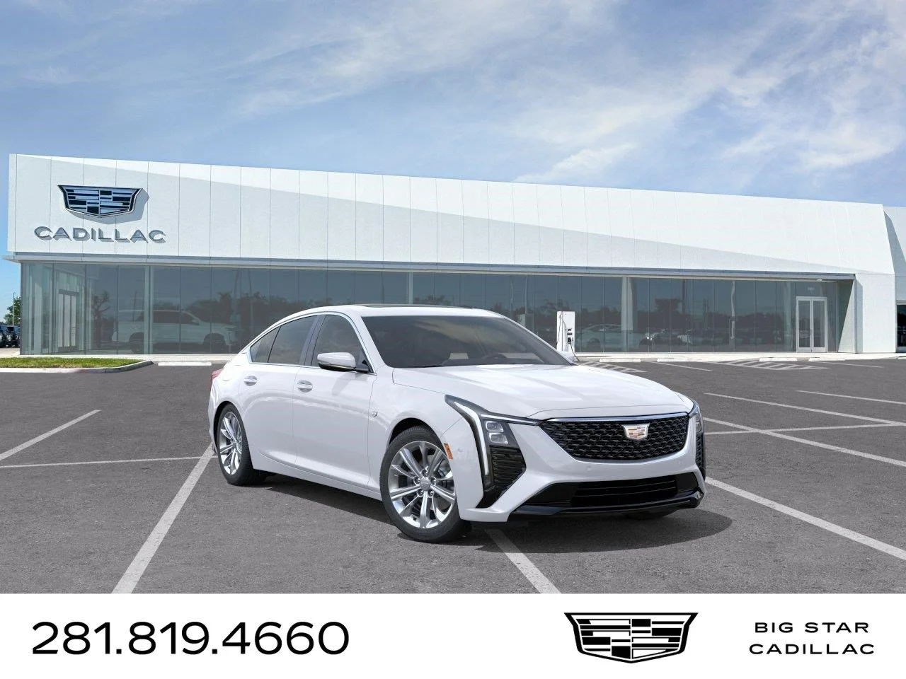 New 2026 Summit White Cadillac Premium Luxury image 1