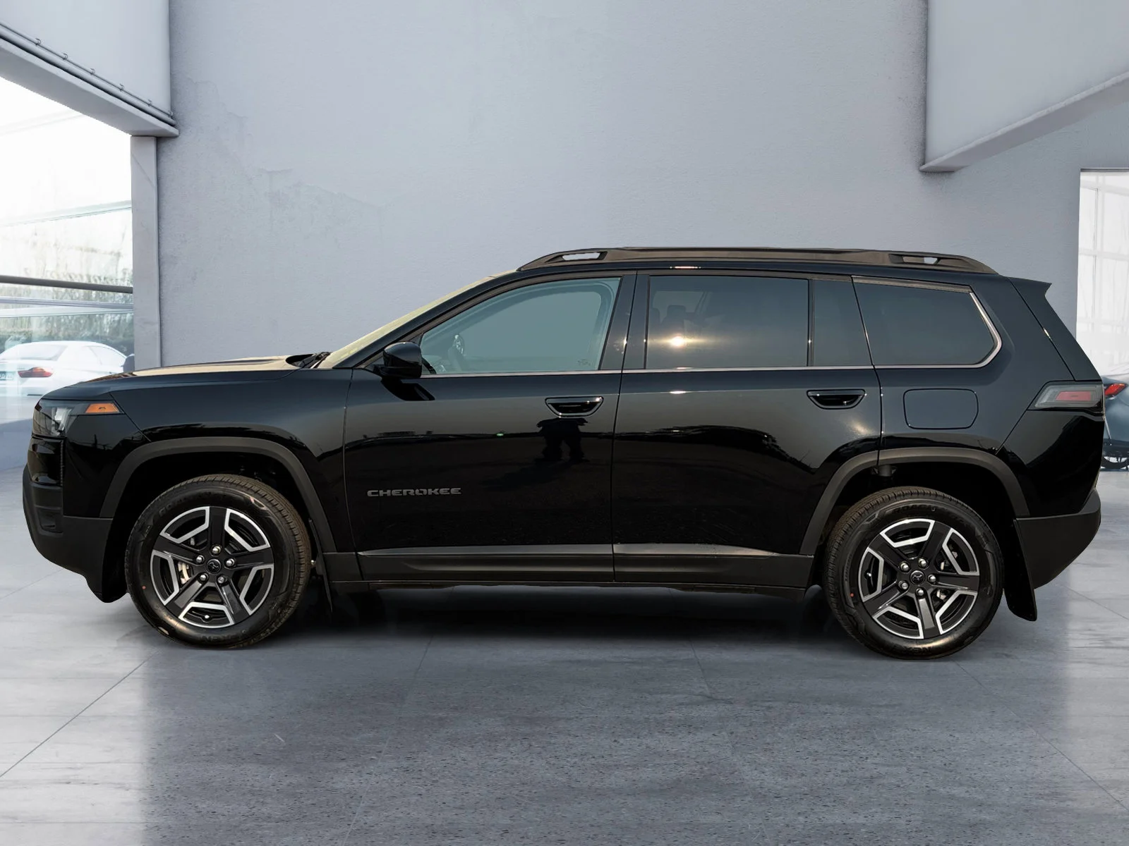New 2026 Diamond Black Crystal Pearl Jeep Laredo image 2