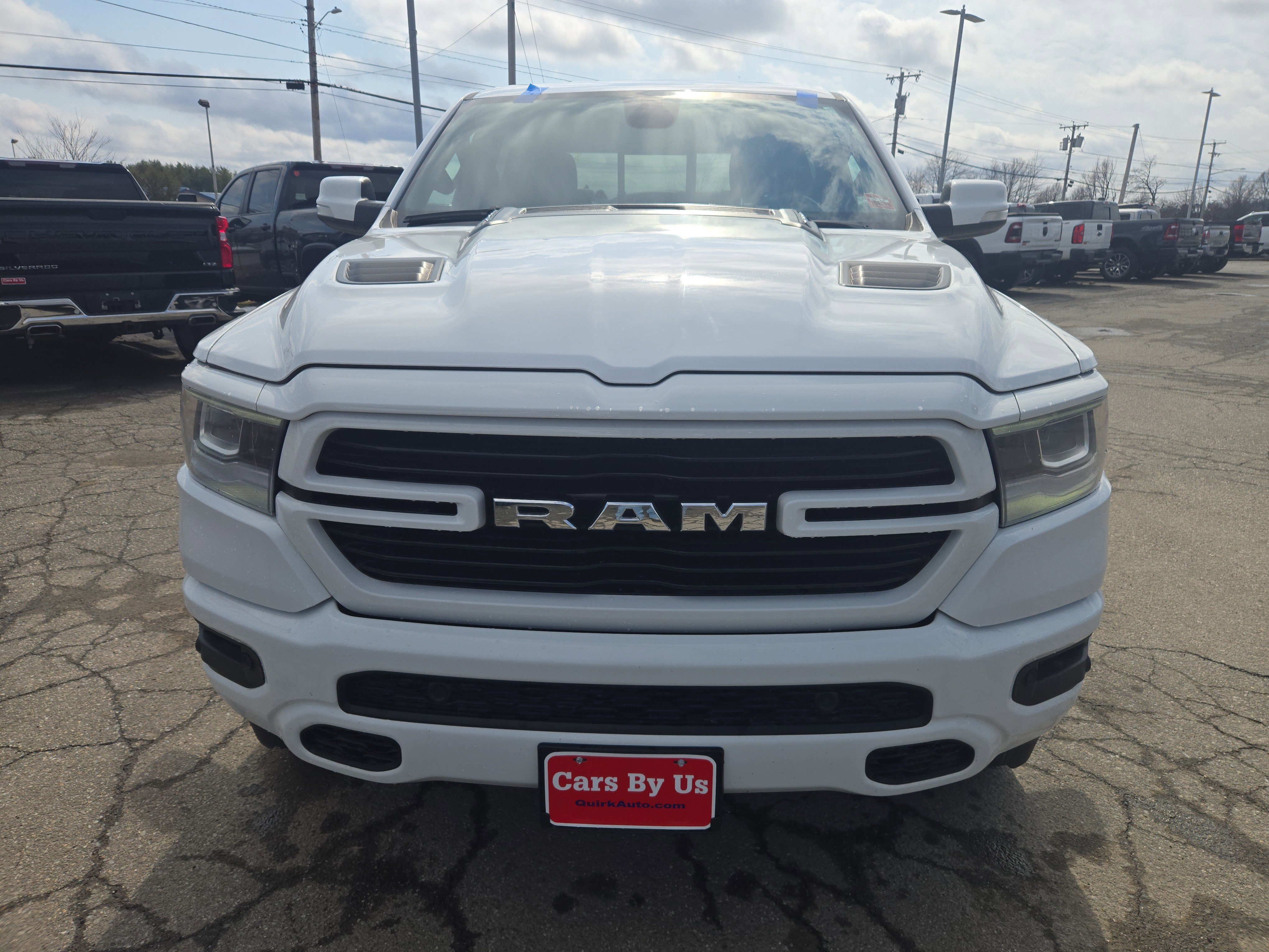 Used 2020 Bright White Clearcoat Ram Laramie image 4