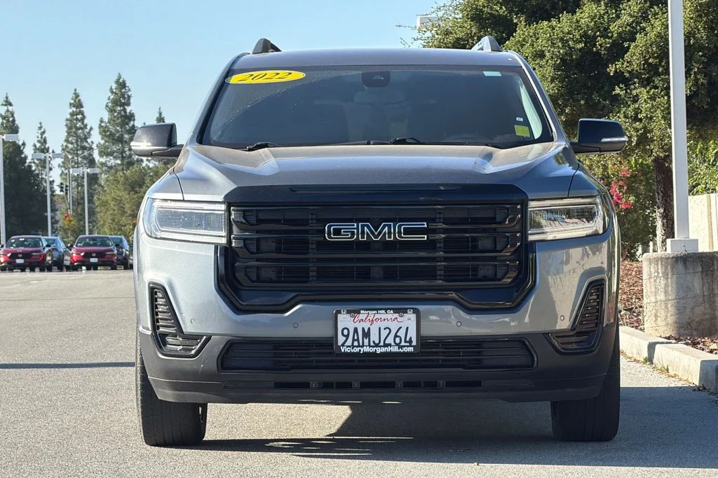 Used 2022 Satin Steel Metallic GMC SLE image 10