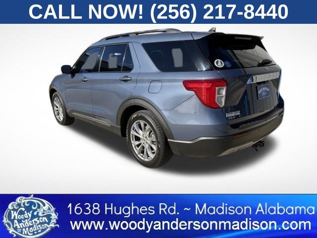 Used 2021 Infinite Blue Metallic Tinted Clearcoat Ford XLT image 5