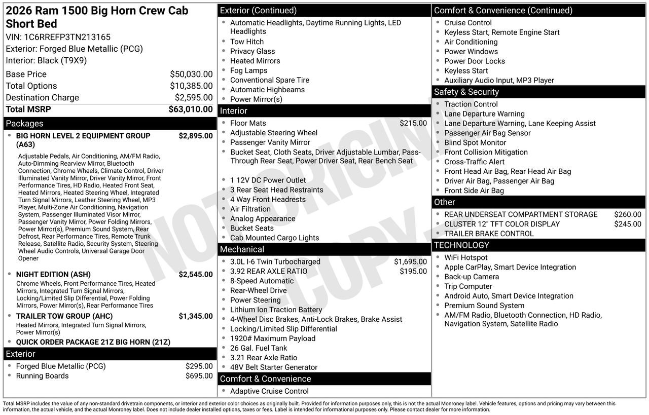 2026 RAM 1500 Big Horn/Lone Star - Photo 40