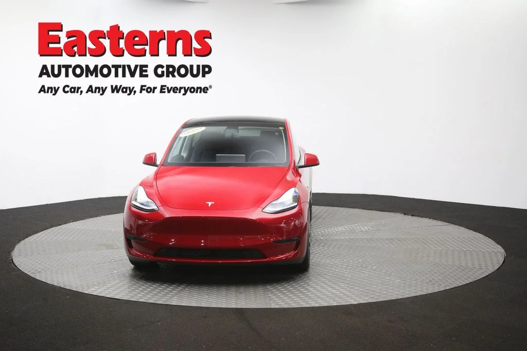 Used 2020 Red Tesla Performance image 48