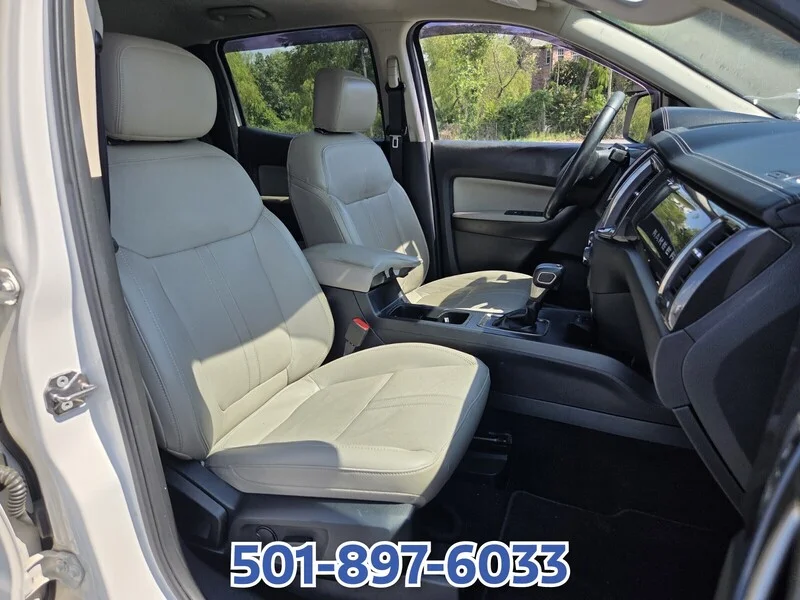 Used 2020 White Platinum Clearcoat Metal FORD LARIAT 2WD SUPERCREW 5