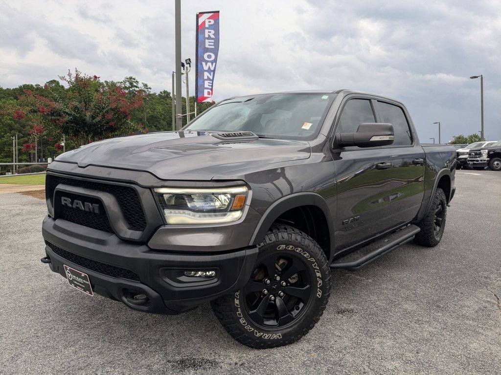 Used 2022 Granite Crystal Metallic Clearcoat Ram Rebel image 1
