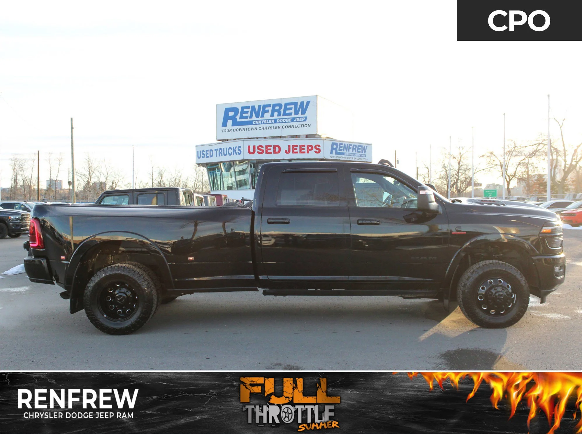 Certified Used 2025 Black RAM Limited * No Accidents | Cummins Diesel | Night Edition | 5th Wheel & Gooseneck | Apple CarPlay image 1