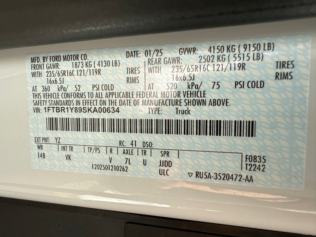 2025 Ford Transit Van Base - Photo 36