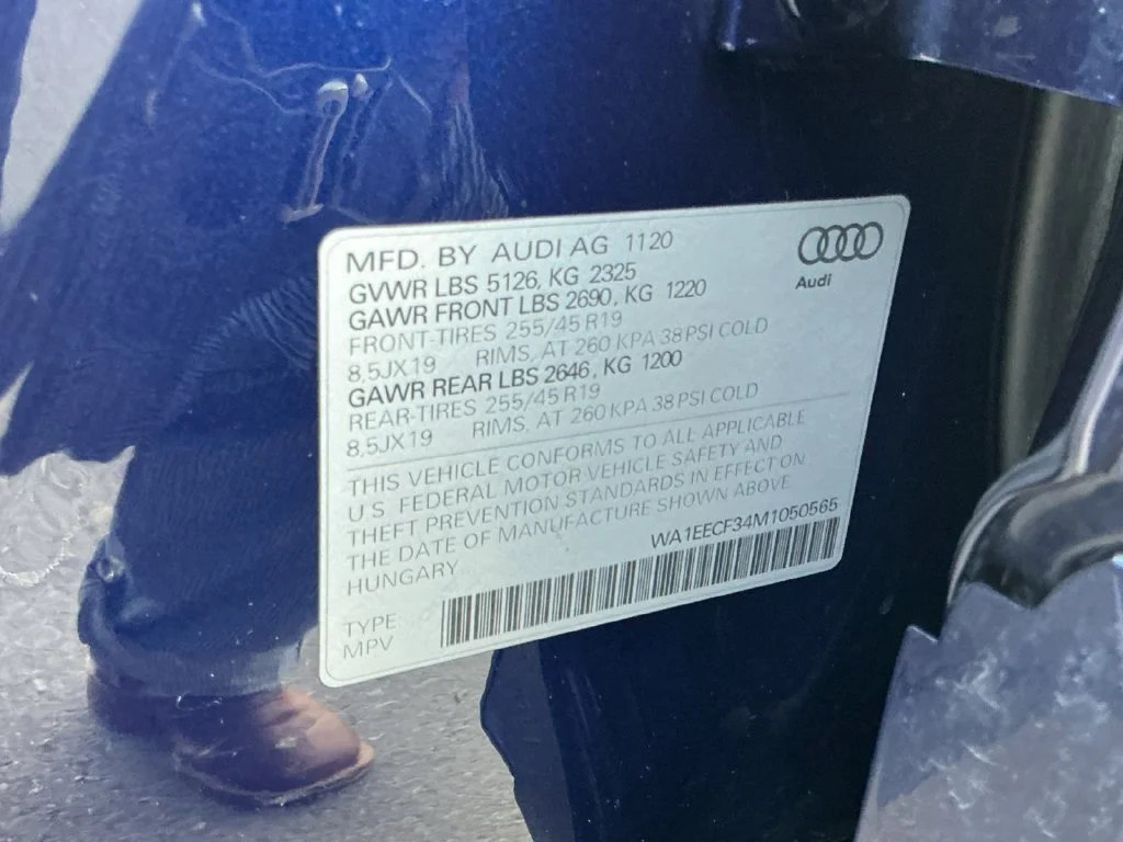 Used 2021 Blue Audi Premium Plus image 31
