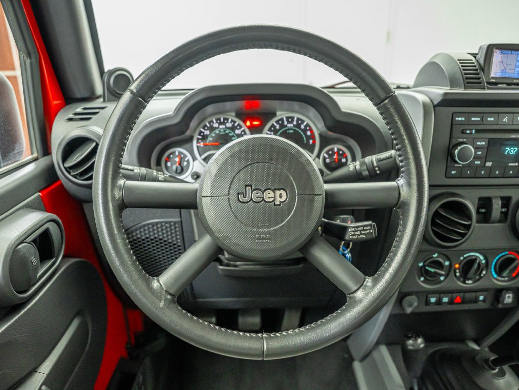 Used 2008 Flame Red Clearcoat Jeep Rubicon image 36