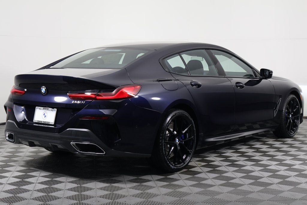 New 2026 Carbon Black Metallic BMW 840i Gran Coupe image 2