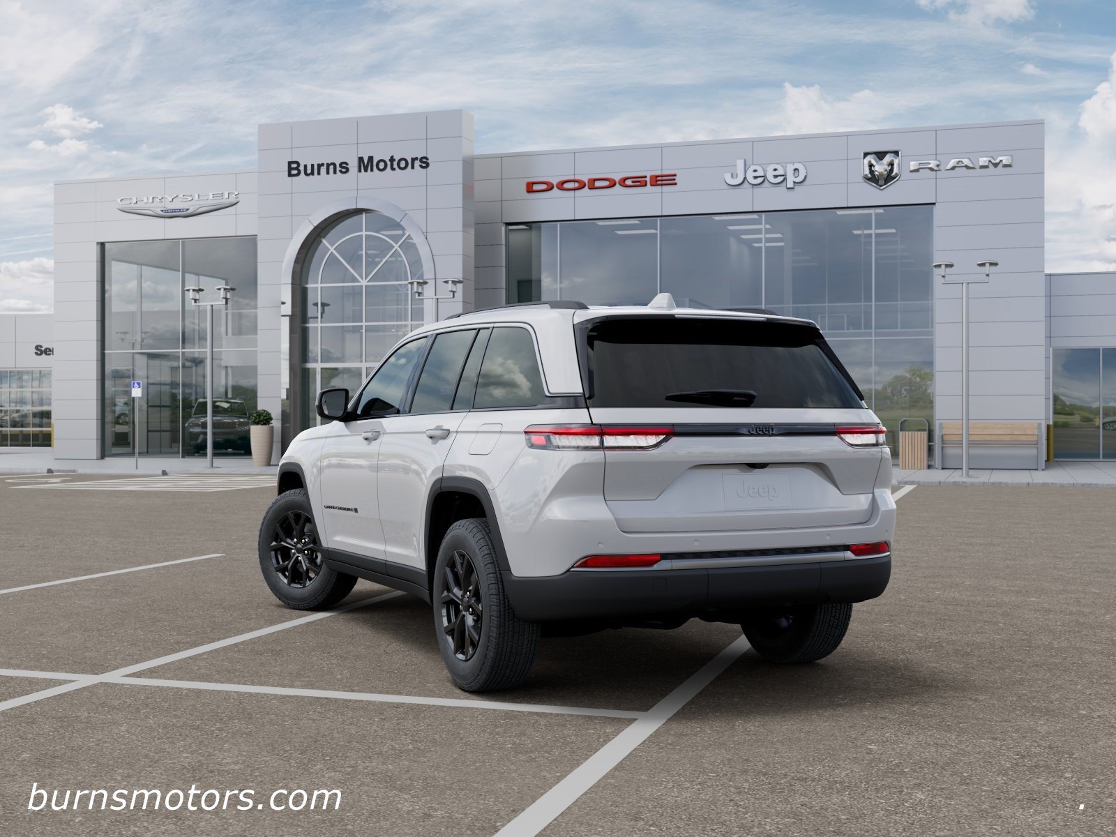 New 2026 Bright White Clear-Coat Exterior Paint Jeep Laredo Altitude image 3