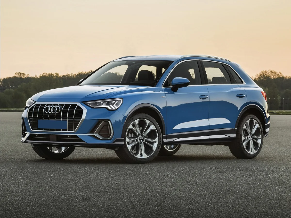 Used 2022 Blue Audi Premium Plus image 1