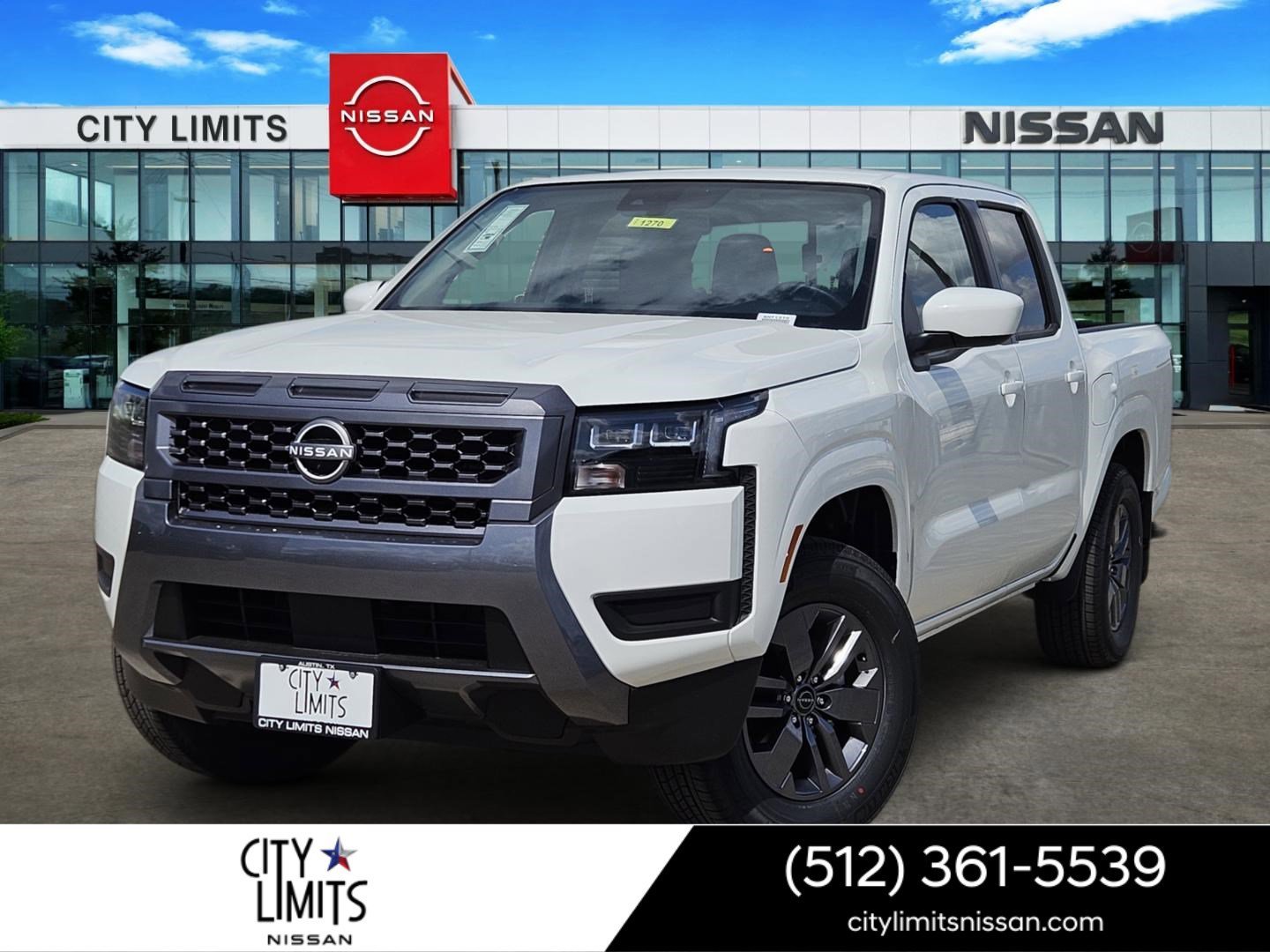 New 2026 Glacier White Nissan Crew Cab SV image 1