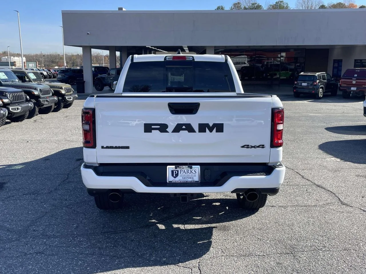 New 2026 Bright White Clear-Coat Exterior Paint RAM Laramie image 7
