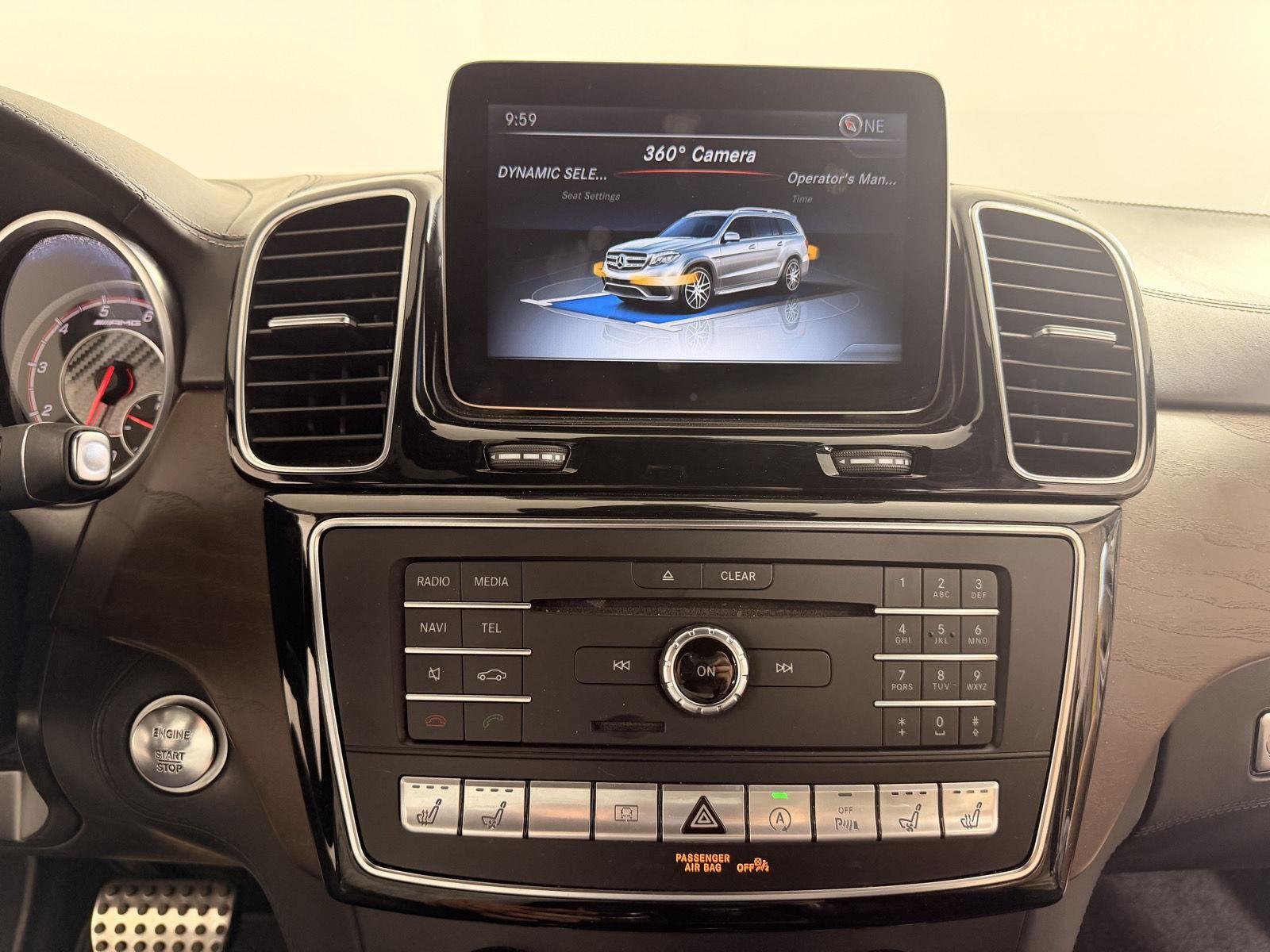 Used 2017 Obsidian Black Metallic Mercedes AMG GLS 63 image 43