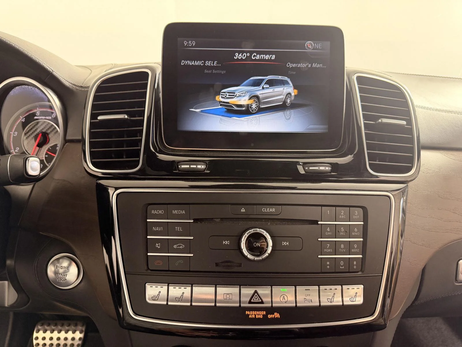 Used 2017 Obsidian Black Metallic Mercedes AMG GLS 63 image 43