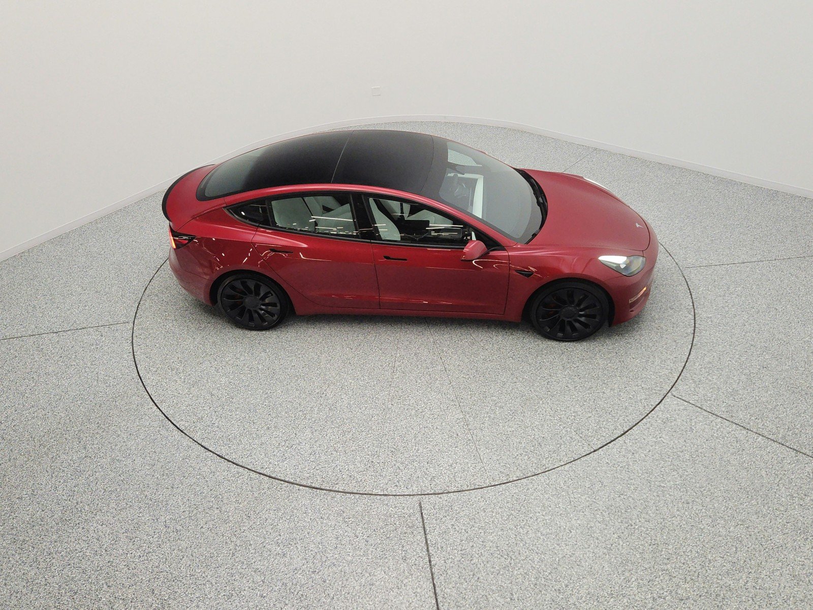 Used 2022 Red Multi-Coat Tesla Performance AWD image 12