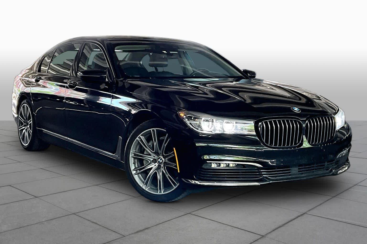 Used 2018 Black Sapphire Metallic BMW 740i image 2