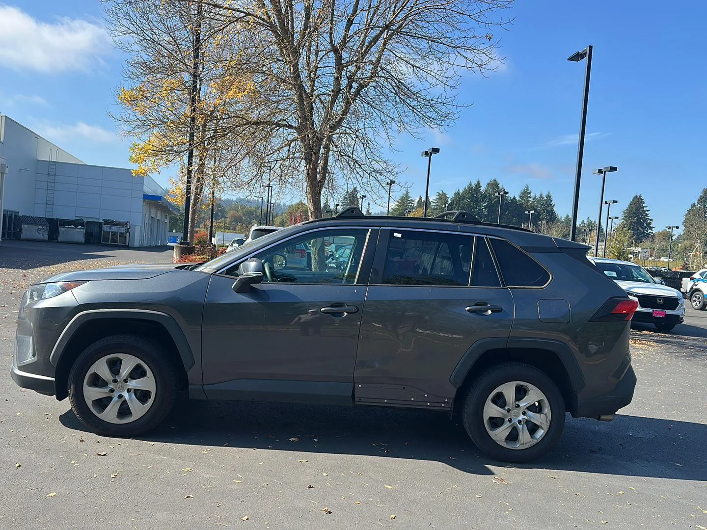 Used 2021 Magnetic Gray Metallic Toyota LE image 8