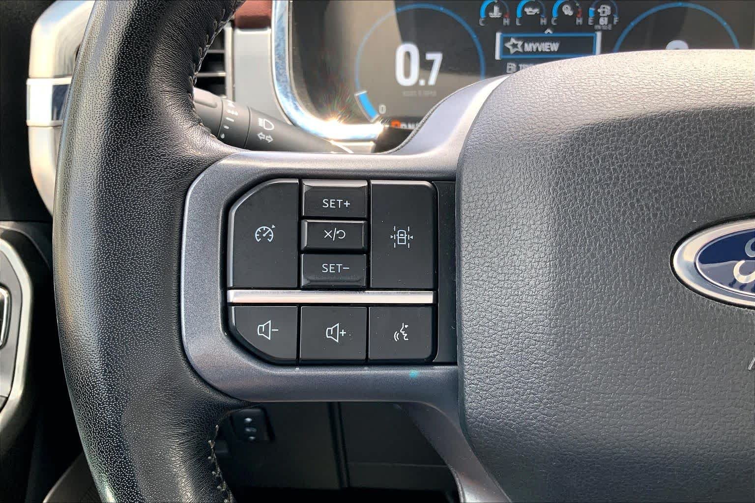 Used 2023 Carbonized Gray Metallic Ford LARIAT image 24