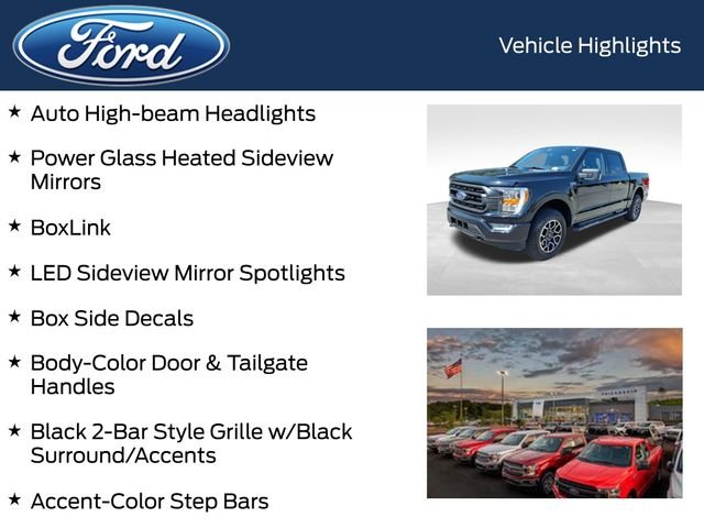 Certified Used 2022 Black Metallic Ford XLT image 13