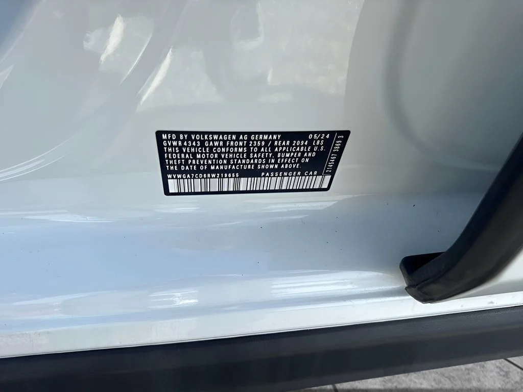 Used 2024 White Volkswagen 2.0T S image 28