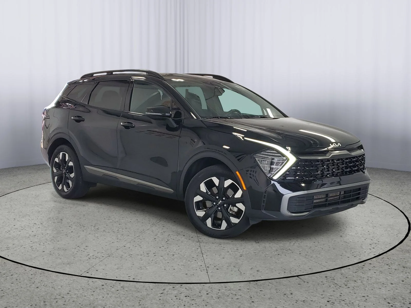 Certified Used 2024 Black Kia X-Line image 1