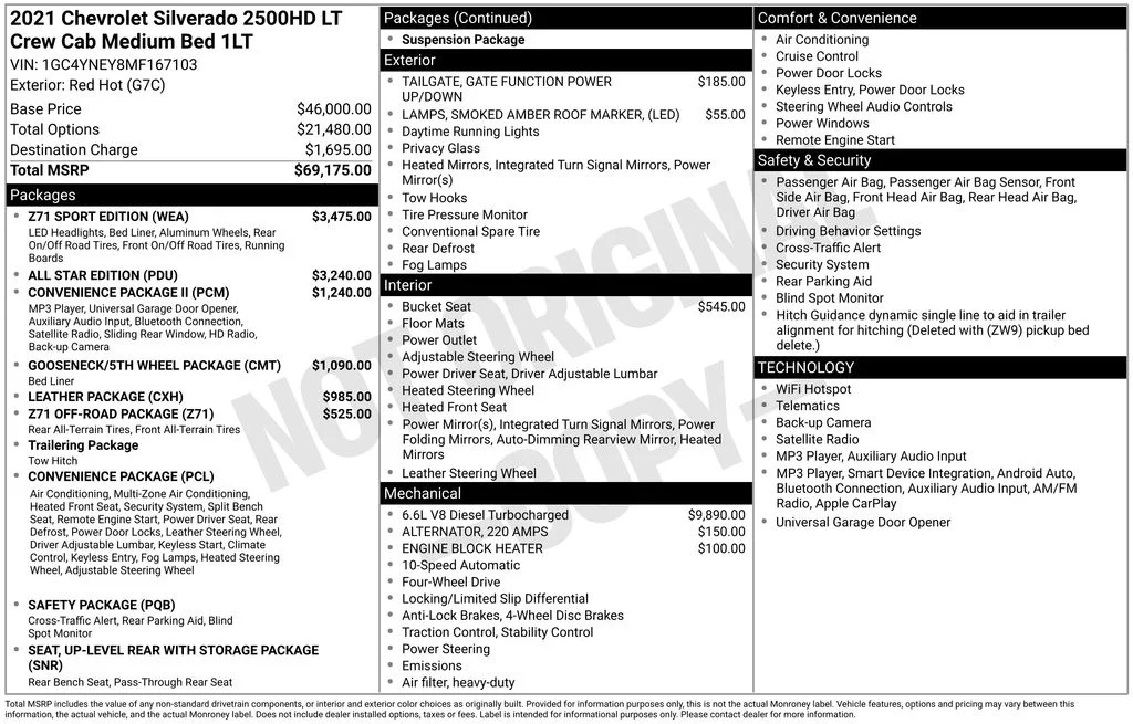 Used 2021 Red Chevrolet LT image 10