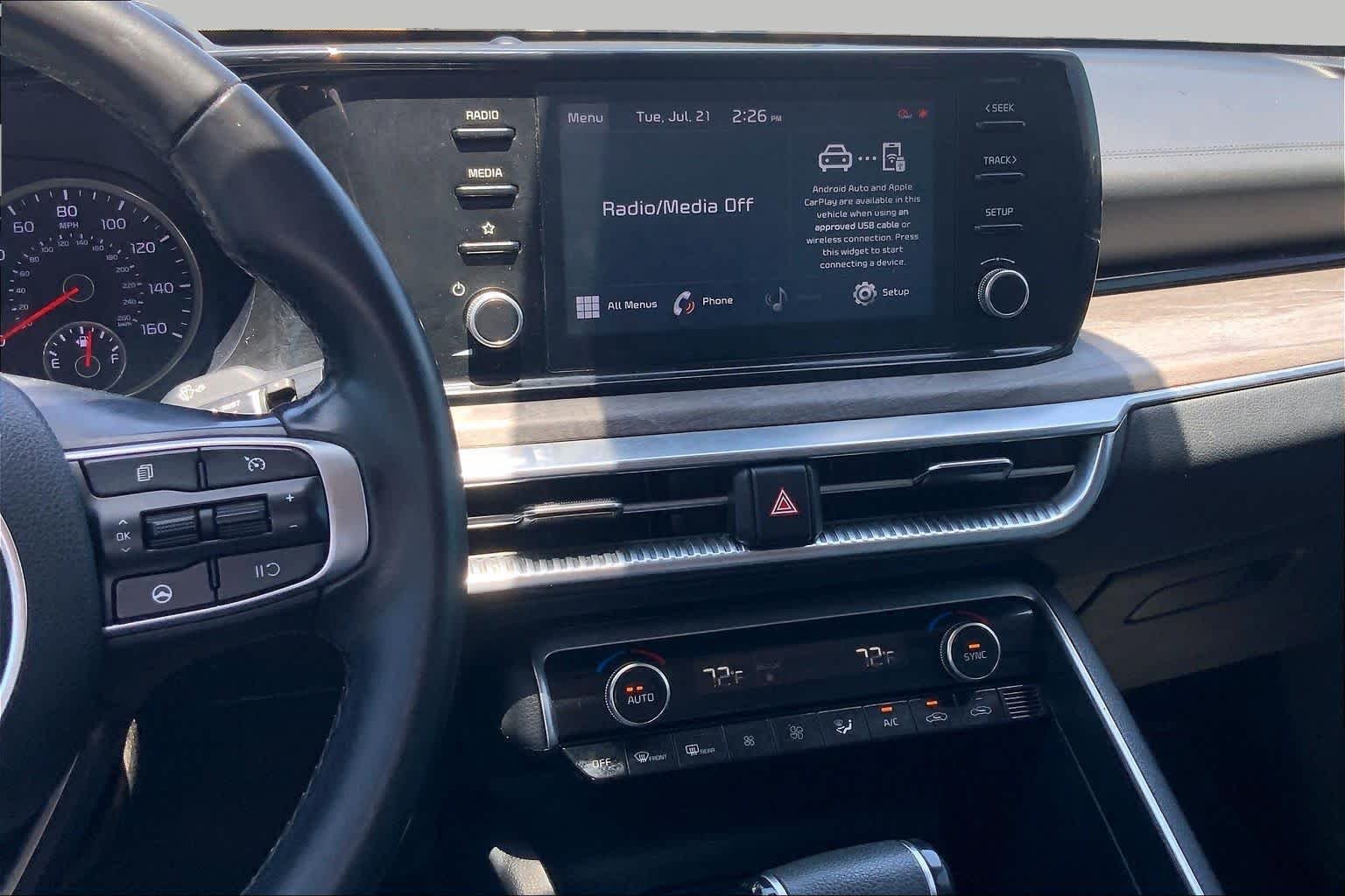 Used 2021 Ebony Black Kia EX image 7