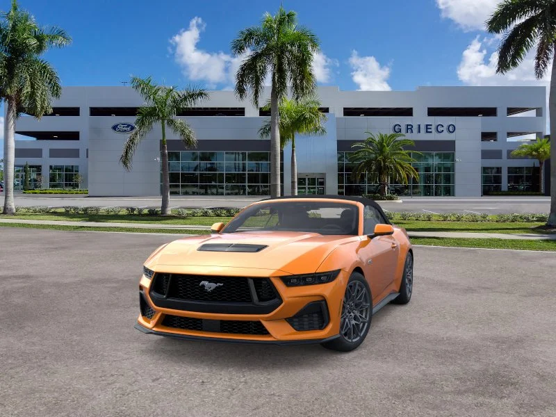 New 2026 Orange Fury Metallic Tri-coat Ford GT Premium Convertible image 2