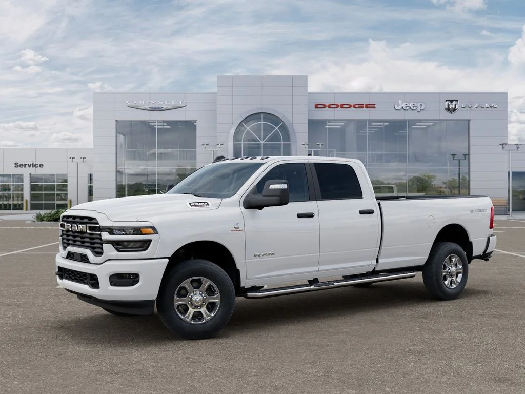 New 2026 Bright White Clear-Coat Exterior Paint RAM Big Horn image 2