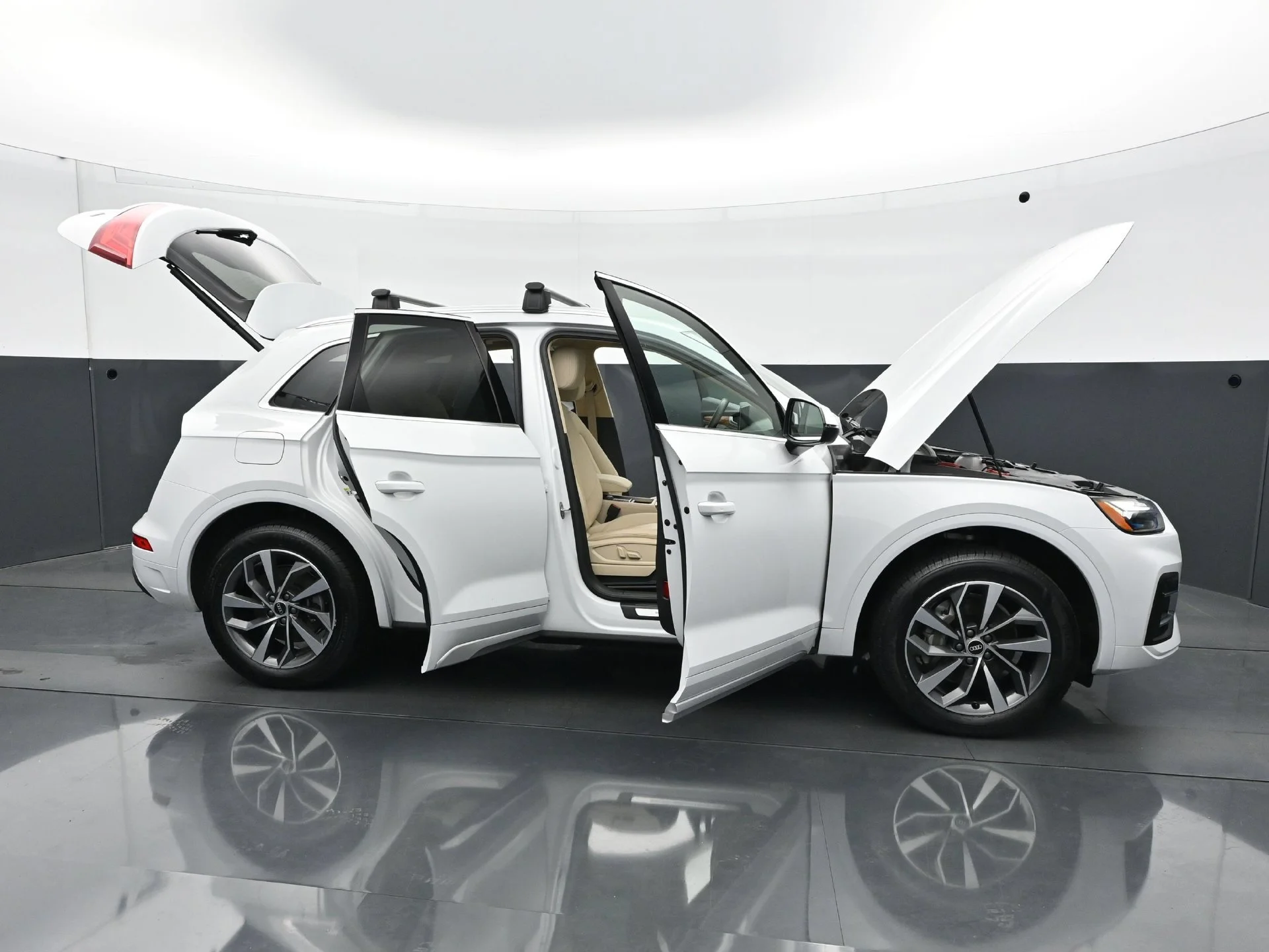 Used 2021 Glacier White Metallic Audi 45 Premium Plus image 35
