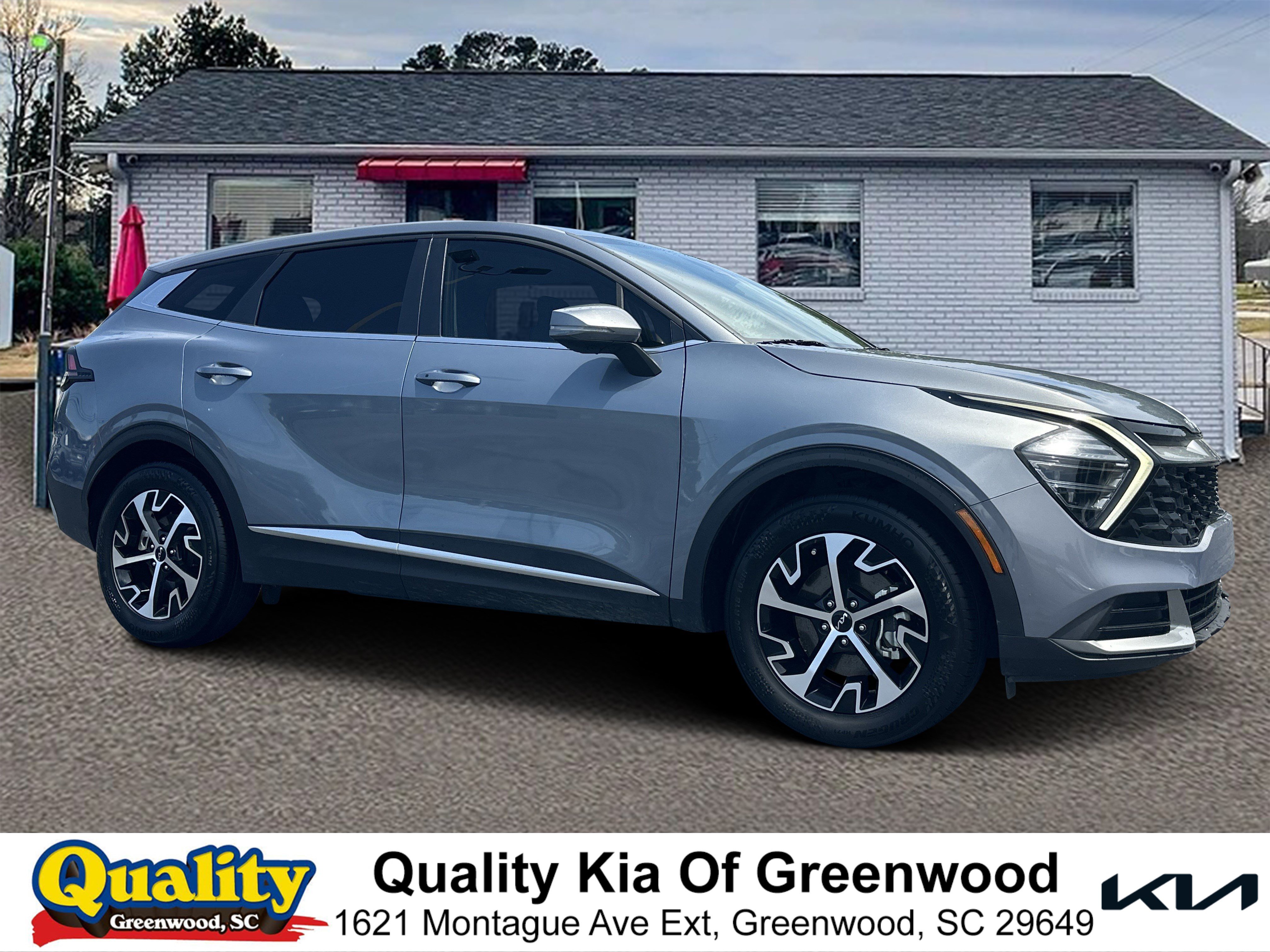 Used 2025 Everlasting Silver Kia EX image 1